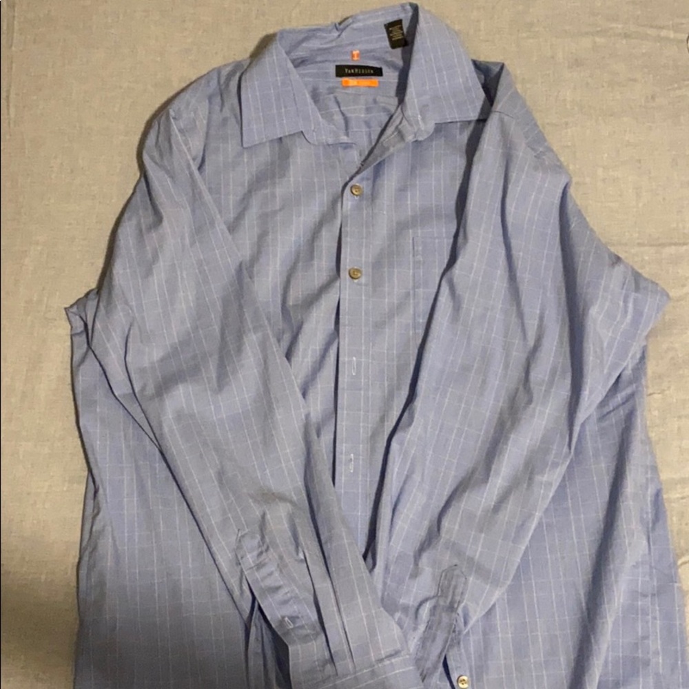 Blue Button down